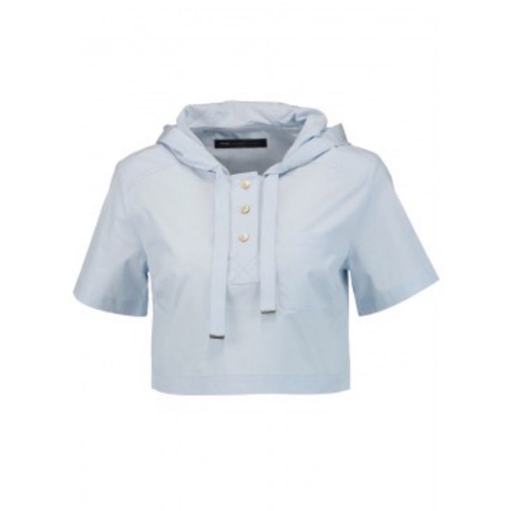 Marc by Marc Jacob blue cropped hoodie top
